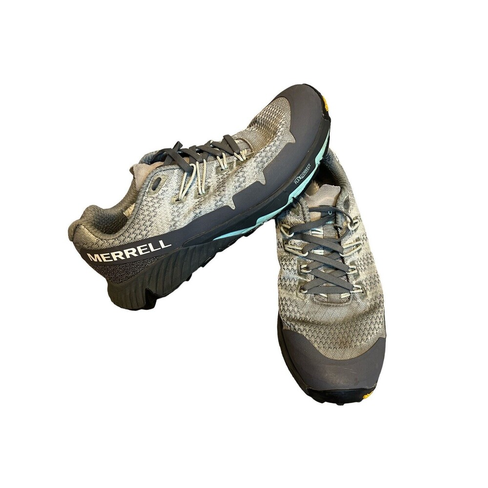WOMENS MERRELL AGILITY PEAK FLEX 3 HIGH TRAIL RUNNING SHOES SIZE 9‎ No Insoles